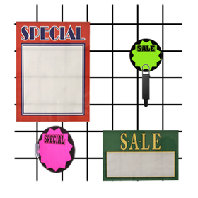 Gridwall Sign Holders